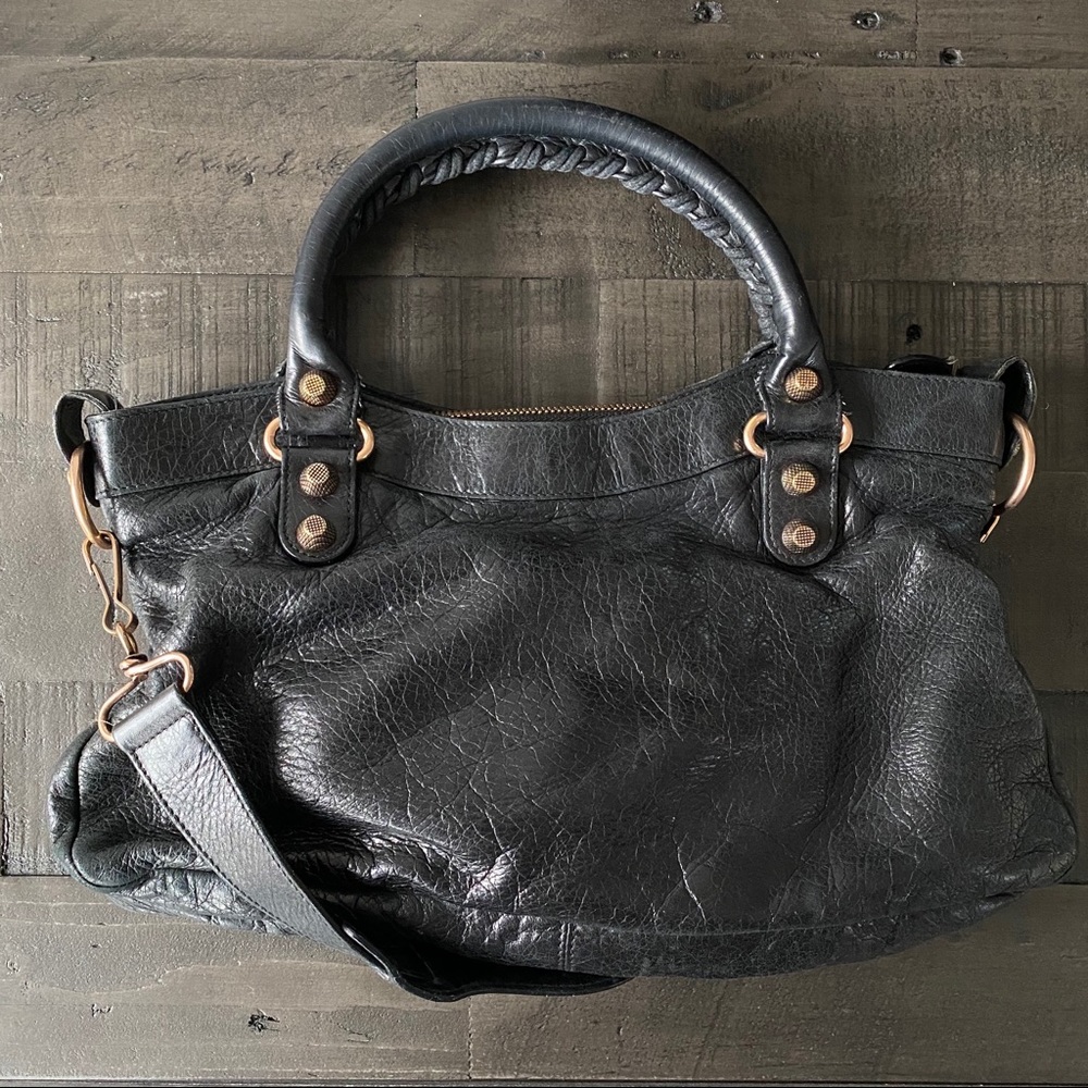 Balenciaga Giant 12 Rose Gold Motorcycle First Bag - Picture 5 of 8